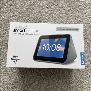 Lenovo Smart Clock with Google Assistant - Gray